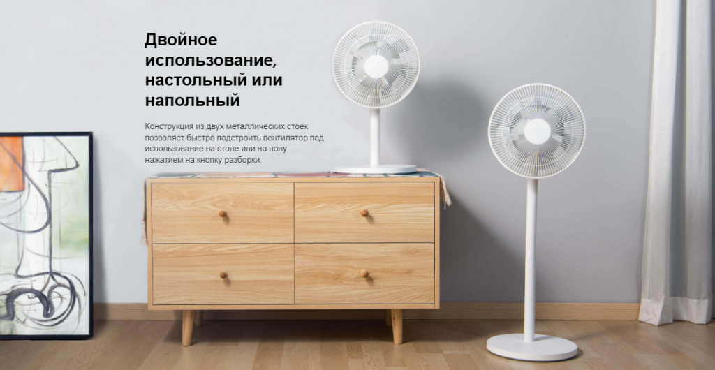 Вентилятор Xiaomi Smart Standing Fan 2 Pro EU (BHR5856EU)