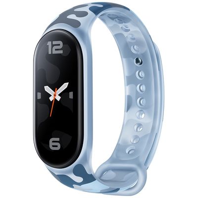 Ремешок для фитнес браслета Xiaomi Smart Band 7 Strap камуфляж синий BHR6491GL