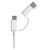 Кабель Xiaomi Micro-USB to Type-C Mi 2-in-1 USB Cable (30см) SJV4083TY