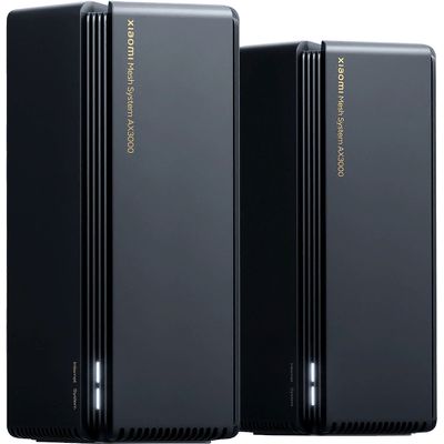 Wi-Fi роутер Xiaomi Mesh System AX3000 (2-pack) черный DVB4287GL