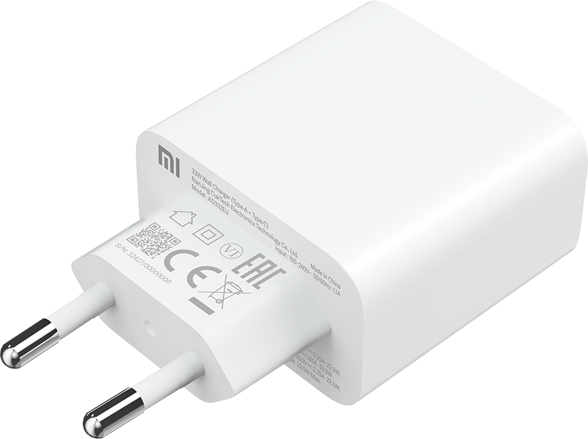 Адаптер питания Xiaomi Mi 33W Wall Charger (Type-A+Type-C) BHR4996GL