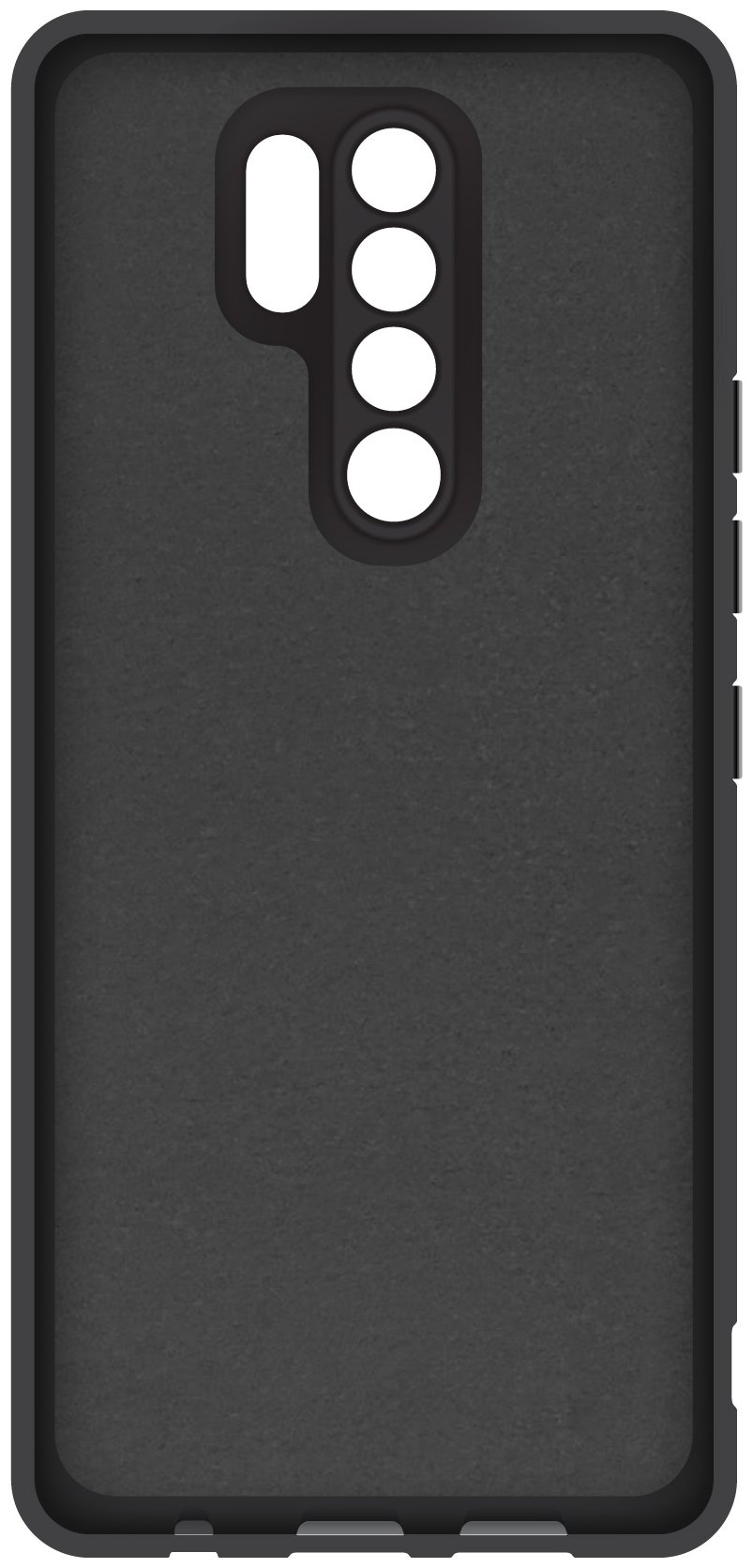 Чехол для смартфона BoraSCO Microfiber для Xiaomi Mi 10T черный