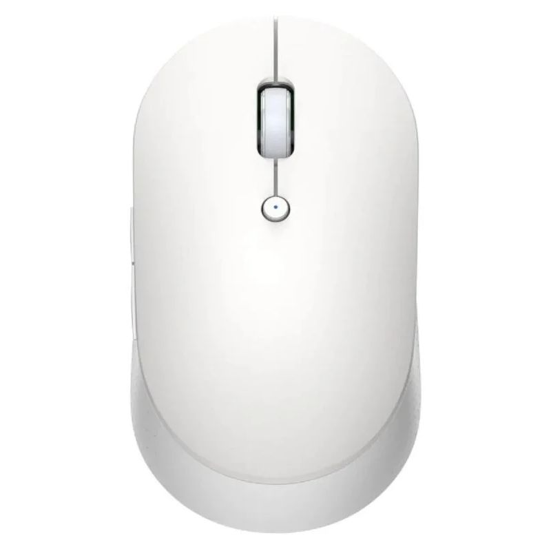 Беспроводная мышь Xiaomi Mi Dual Mode Wireless Mouse Silent Edition белый HLK4040GL