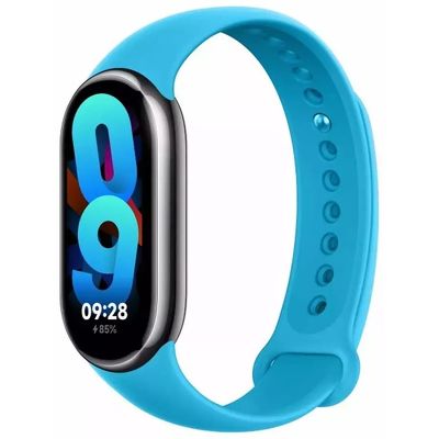 Ремешок для фитнес браслета Xiaomi Smart Band 8 Silicone Strap голубой BHR7314GL