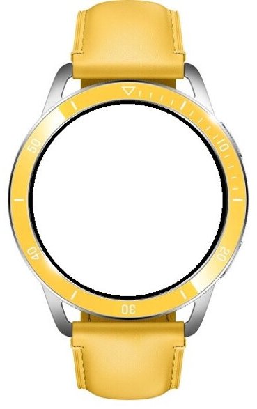 Безель для смарт-часов Xiaomi Watch Bezel хромовый желтый BHR8314GL