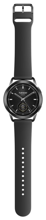 Смарт-часы Xiaomi Watch S3 черный с черным ремешком BHR7874GL